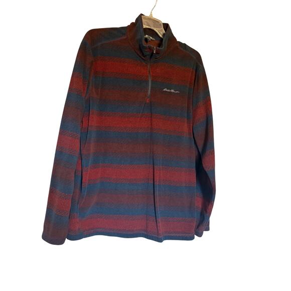 Eddie Bauer Men's Quest Fleece 1/4 Zip Pullover Southwest Ultra Soft TXL - Picture 1 of 8